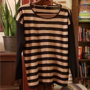 Dana Buchman Shimmer Stripe Sweater
